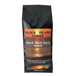Black Rock Dark Roast Coffee - Ground made in Block Island, RI