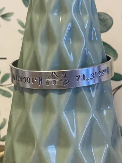 Made in Rhode Island Pell Bridge Newport Coordinated cuff Bracelet