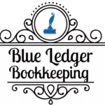 Blue Ledger Bookkeeping Logo