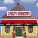 Crazy Burger Cafe & Juice Bar Logo