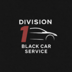 Division 1 Black Car Service Logo