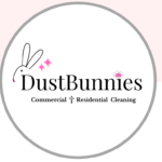 DustBunnies Cleaning Service Logo