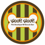 WOOF! WOOF! Pet Boutique & Biscuit Bar Logo